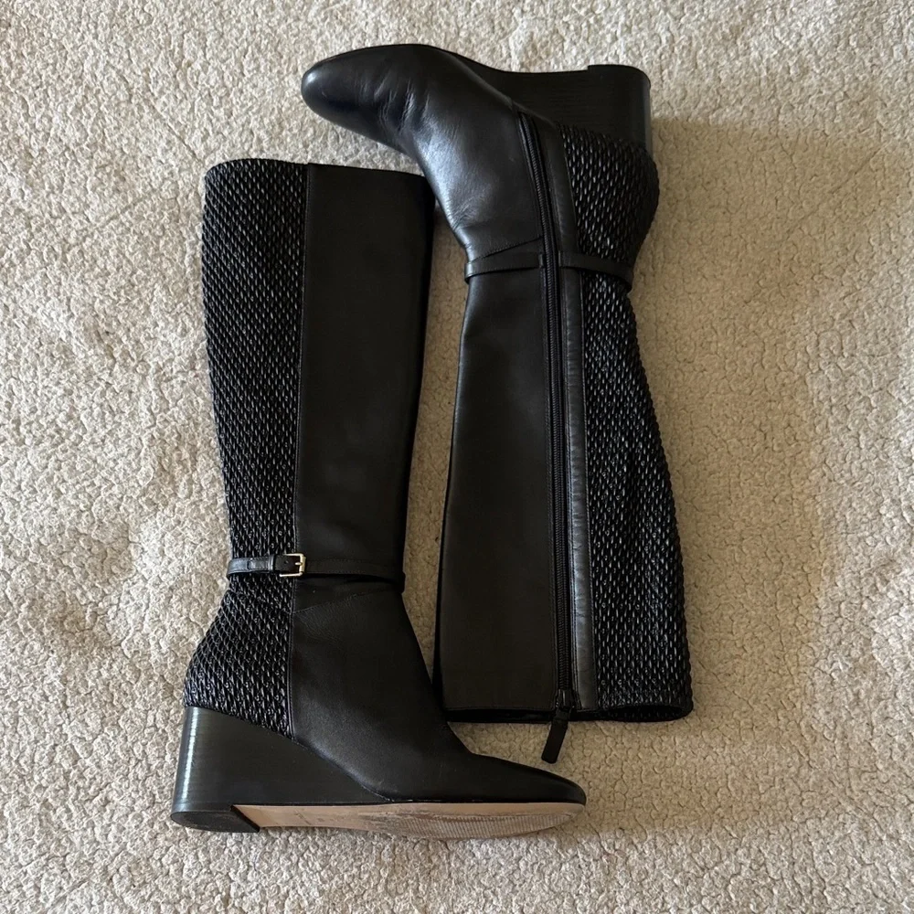 Cole Haan Women's Lauralyn Stretch Wedge Boot Size 8